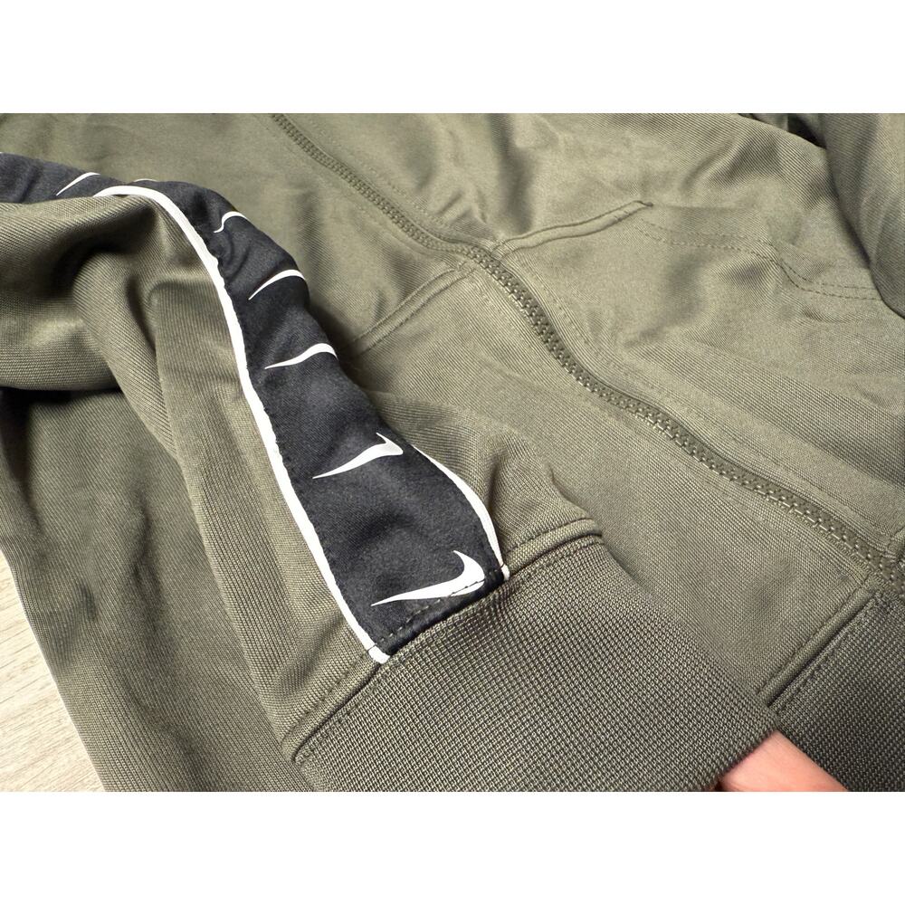 Nike B Swoosh Tape Full Zip Hoodie CV1334-325 Boys Size XS - Picture 10 of 12
